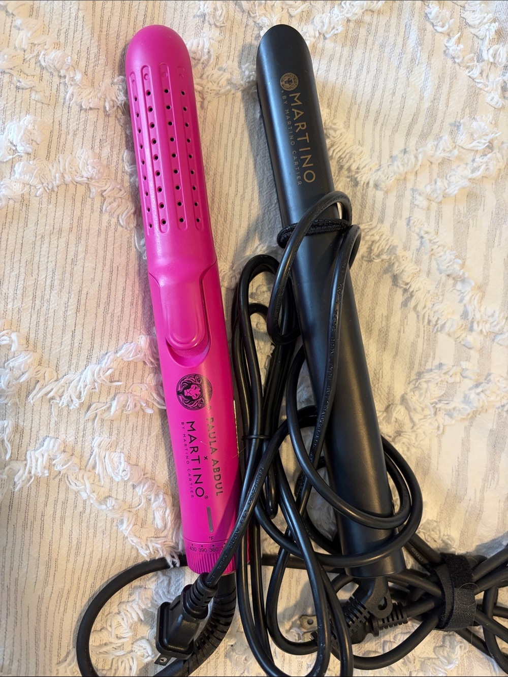 Pink & Black Hair Straightener Set